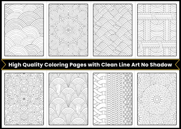 Preview of Abstract Patterns Coloring Pages adult coloring pages