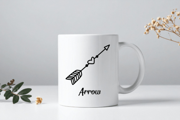 Arrow Lines Font - Preview 5