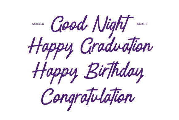 Astello Font - Preview 2