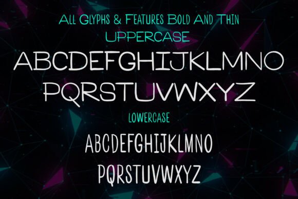 Bold and Thin Font - Preview 5