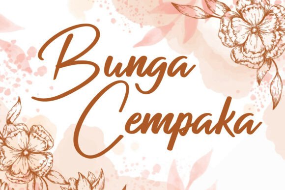 Bunga Cempaka Font - Preview 1