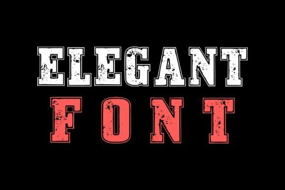 Campus Stamp Font - Preview 1