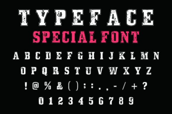 Campus Stamp Font - Preview 3