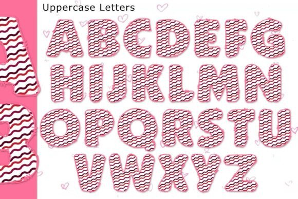 Candy Wave Stripes Font - Preview 1