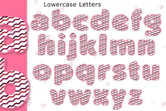 Candy Wave Stripes Font - Preview 2