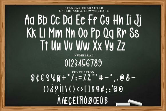 Chalkboard Font - Preview 4