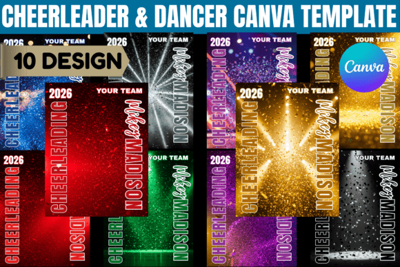 Cheerleader & Dancer Canva Template