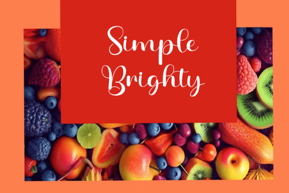 Fruity Juice Font PNG with transparent background - Preview 1