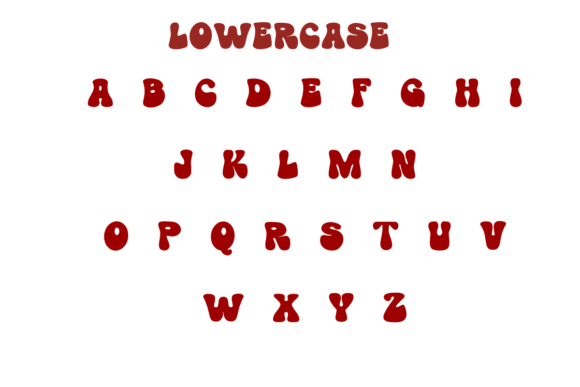 Heart Minimal Font PNG with transparent background - Preview 2