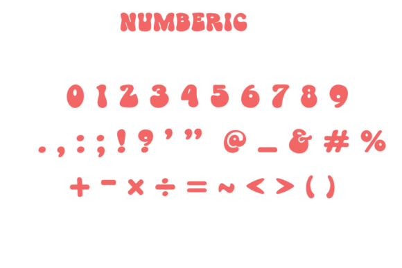 Heart Minimal Font PNG with transparent background - Preview 3