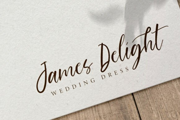 James Delight Font PNG with transparent background - Preview 2