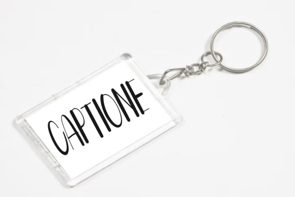 Keychains Font PNG with transparent background - Preview 2