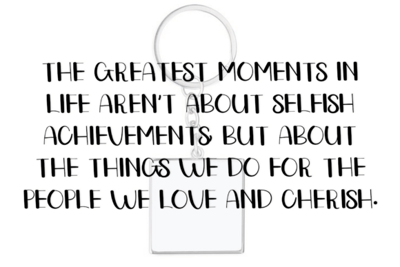 Keychains Font PNG with transparent background - Preview 3