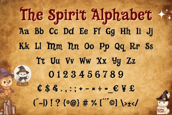 Midnight Magic Font PNG with transparent background - Preview 1