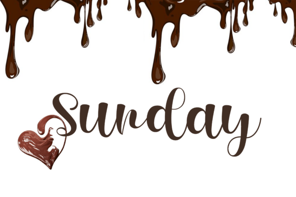 Milky Gummy Font PNG with transparent background - Preview 1