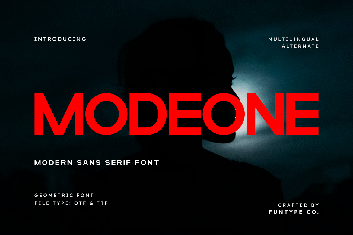 Modeone preview: modern grotesque