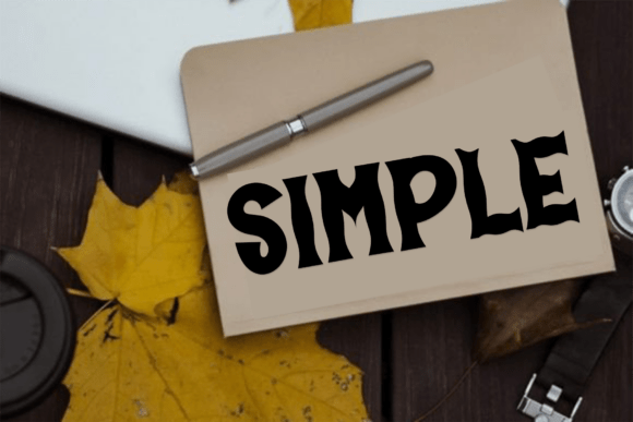 Retro Stucked Font PNG with transparent background - Preview 3