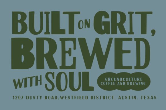 Rustic Changer Font PNG with transparent background - Preview 4