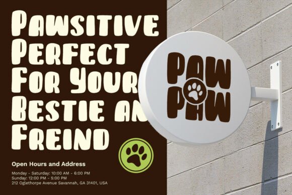 Snacky Meow Font PNG with transparent background - Preview 1