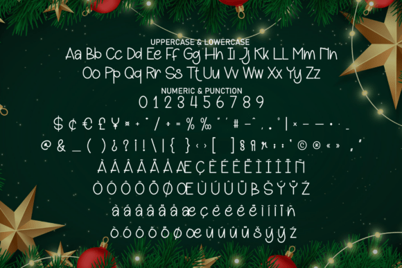 Santa in Love Font PNG with transparent background - Preview 6