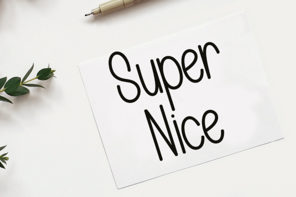 Snow January Font PNG with transparent background - Preview 1