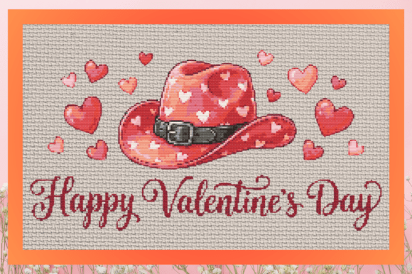 Western Valentine's Day Cowboy Hat