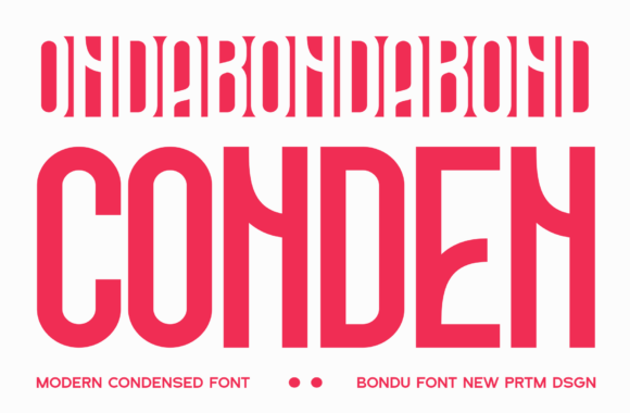 Bondu Font - Preview 3