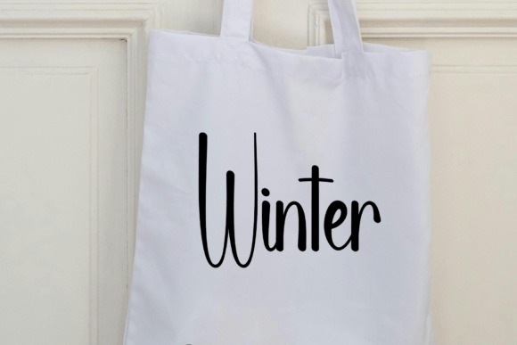 Bookish Christmas Font PNG with transparent background - Preview 3