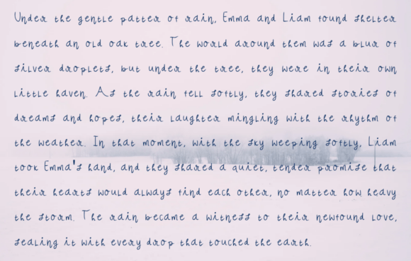 Caligraphr Font Font - Preview 2