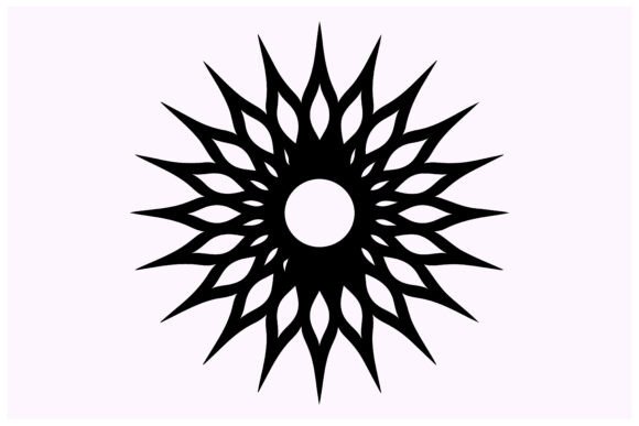 Geometric Starburst Graphic