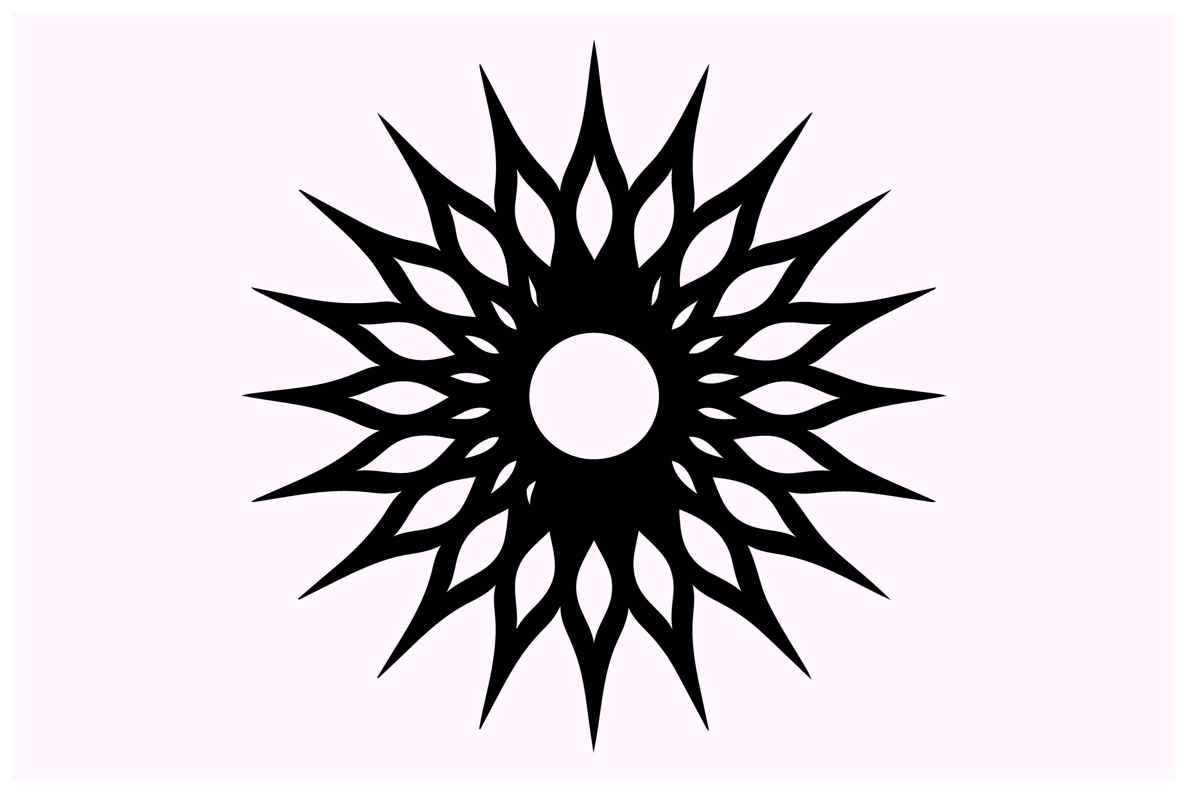 Geometric Starburst Graphic