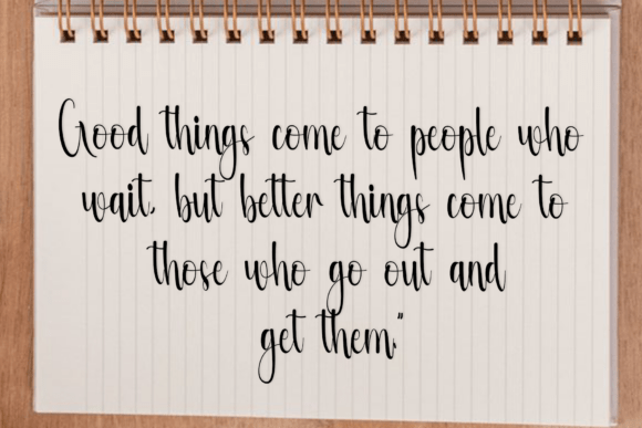 Journal Pages Font PNG with transparent background - Preview 4