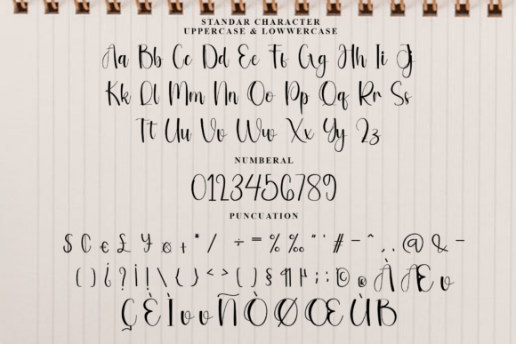 Journal Pages Font PNG with transparent background - Preview 5