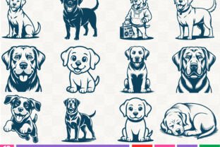 Labrador Retriever SVG Bundle Graphic by BDdesign · Creative Fabrica