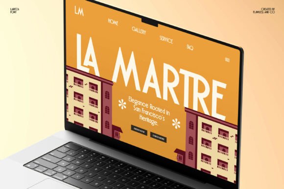 Laritza Font PNG with transparent background - Preview 3