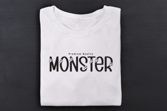 Preppy Spooky Font PNG with transparent background - Preview 1