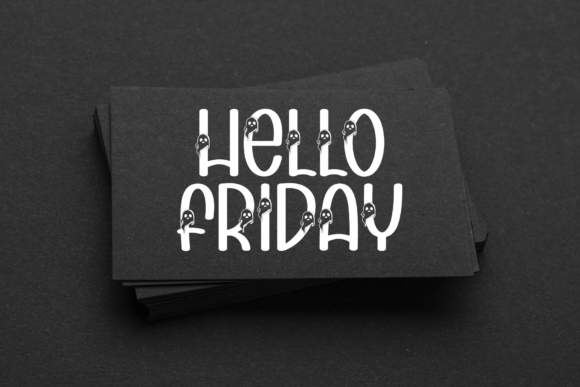 Preppy Spooky Font PNG with transparent background - Preview 2