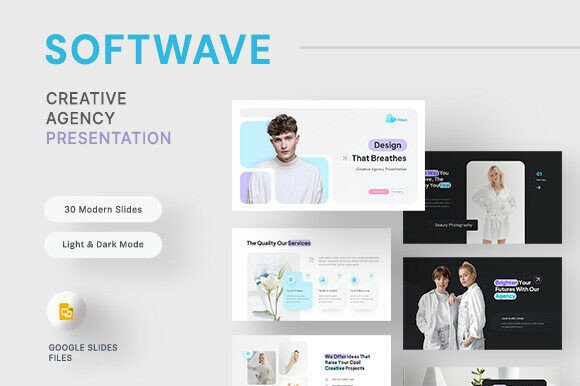 SoftWave - Creative Agency Google Slides