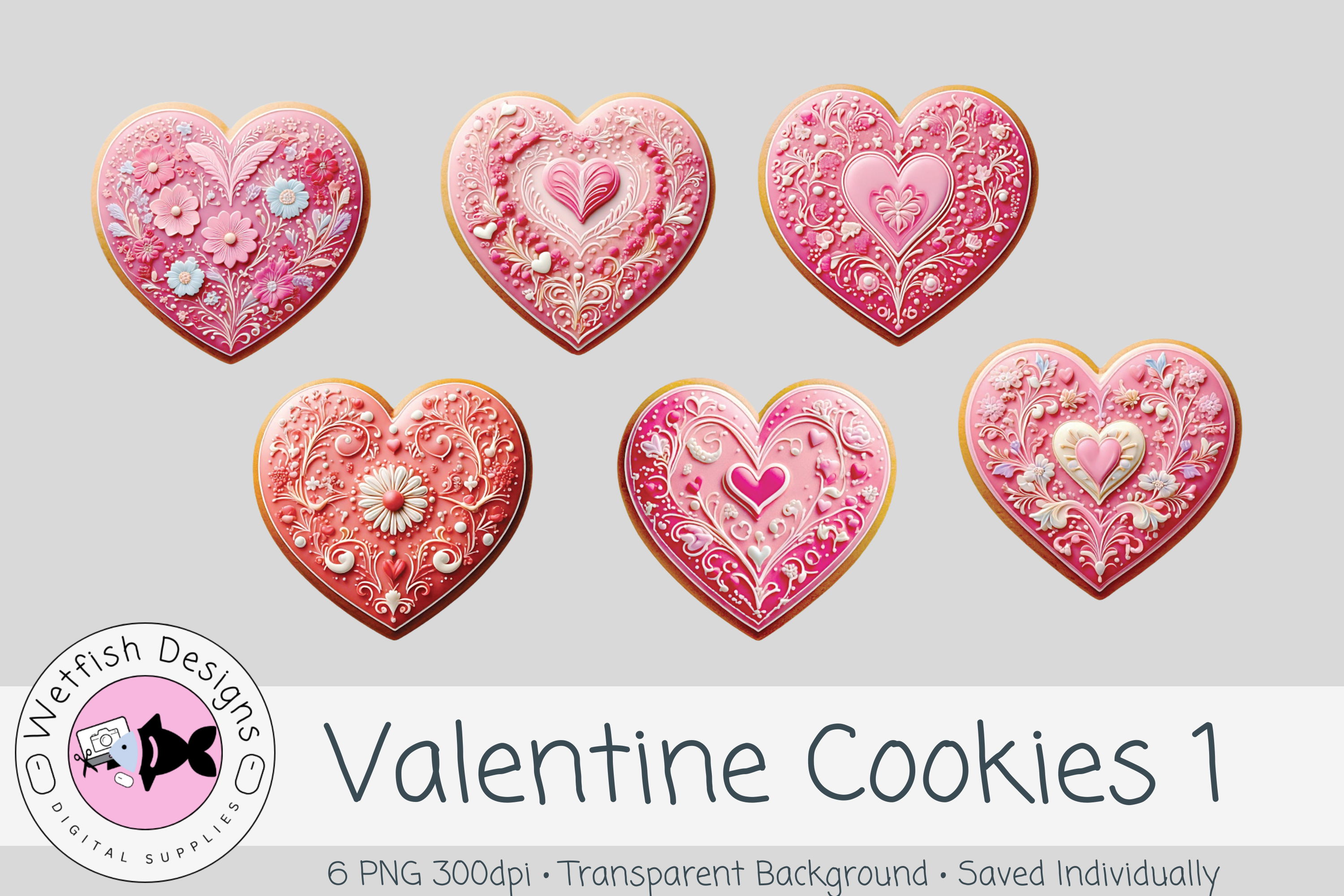 Valentine PNG Clipart Cookies 1