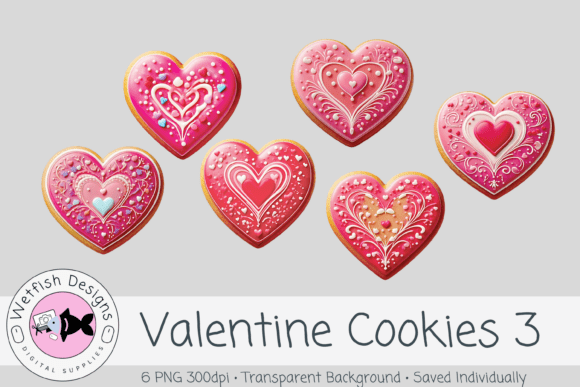 Valentine PNG Clipart Cookies 3