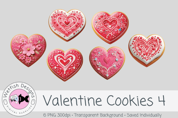 Valentine PNG Clipart Cookies 4
