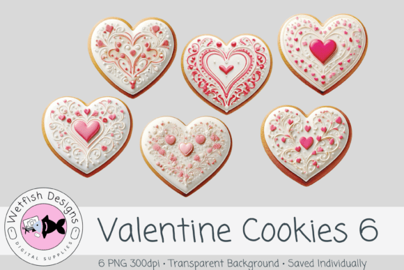 Valentine PNG Clipart Cookies 6