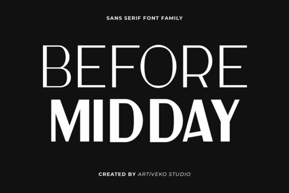 Before Midday Font - Preview 6