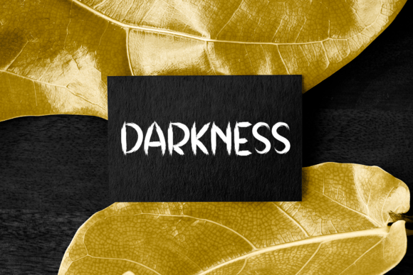 Black Night Font - Preview 3