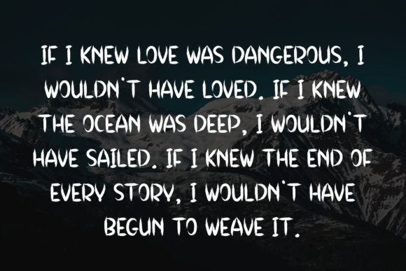 Black Night Font - Preview 5