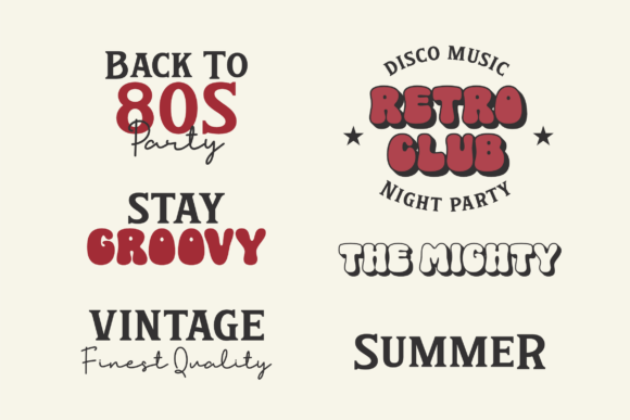 Buhun Retro Trio Font - Preview 2