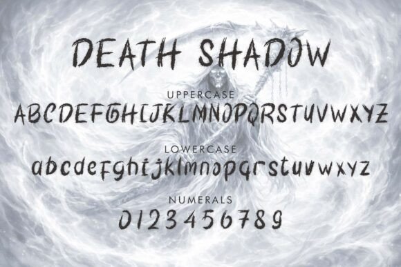 Death Shadow Font - Preview 4