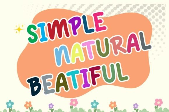 Donat Pupur Font PNG with transparent background - Preview 1