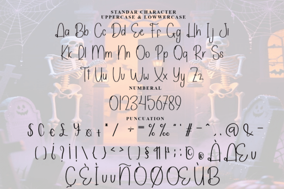 Halloween Decoration Font - Preview 5