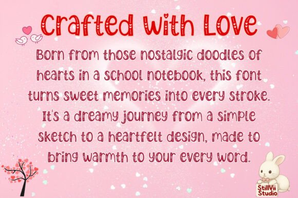 Heart Strings Font - Preview 4